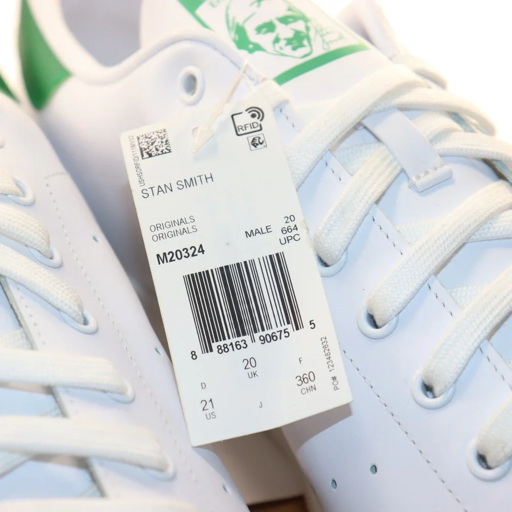 Adidas Stan Smith‎ Mens Size 21 White Green M20324 Leather Sneakers Classic